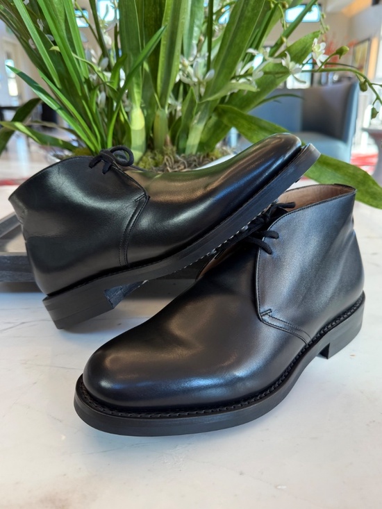 New Church\'s Jockey R Ankle Boots Men’s Leather Black